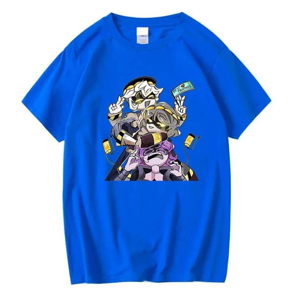Unisex Pure Cotton MURDER DRONES T-Shirt , O-Neck Solid Color Tee shirts Tops - Picture 5 of 10